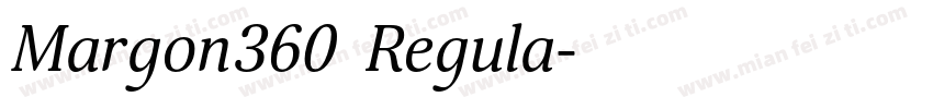 Margon360 Regula字体转换